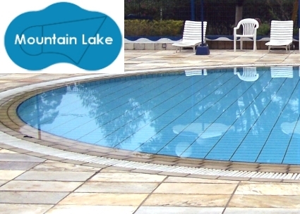 steel shaft and Neptune Complete 20'x33' Mountain Lake In Ground Swimming Pool Kit with Polymer Supports