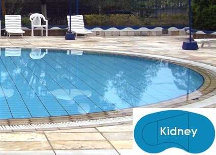 steel shaft and Neptune Complete 20'x38' Kidney InGround Swimming Pool Kit with Wood Supports