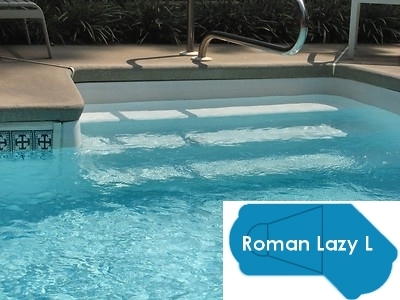 steel shaft and Neptune Complete 20'x49' Roman Lazy L InGround Swimming Pool Kit with Polymer Supports