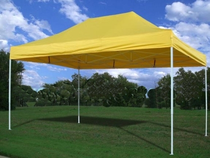 SaferWholesale Heavy Duty 10' x 15' Yellow Pop Up Party Tent