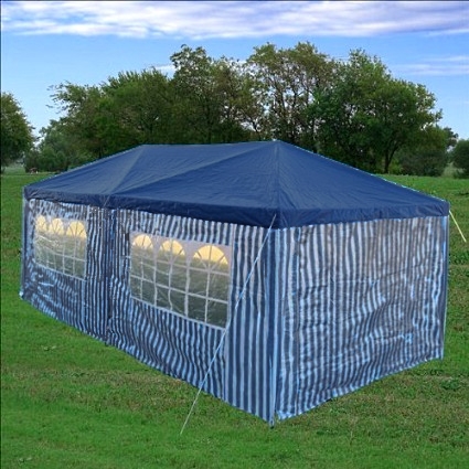 SaferWholesale 10'x20' Party Wedding tent Gazebo Pavilion Catering Navy Blue