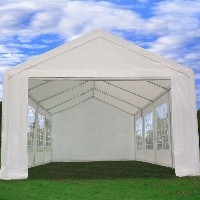 SaferWholesale 26' x13' Heavy Duty White Party Canopy Wedding Tent