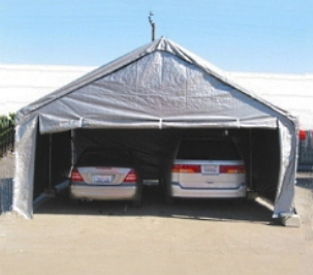SaferWholesale Grey 20' x 20' Heavy Duty Outdoor Canopy Carport