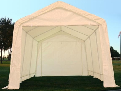 SaferWholesale White 20' x 10' Heavy Duty Party Tent / Carport
