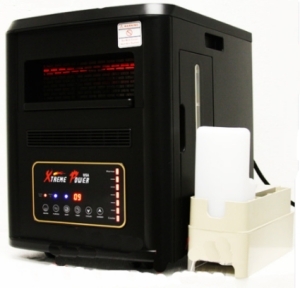 SaferWholesale 4 in 1 1500W Quartz Infrared Heater Humidifier Plasma Inverter Air Purifier