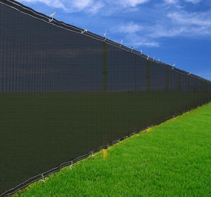 YCM Black Residential Privacy Screen Fence Polyethylene 6x50 in