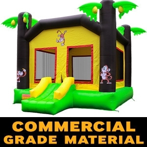 SaferWholesale Commercial Grade Tropical Jungle Bounce House Bouncy House