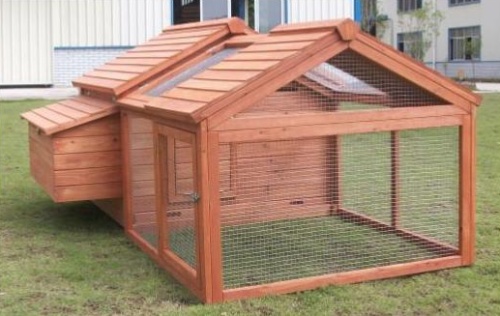 High Quality Backyard Chicken Coop House With 35 Ft Run