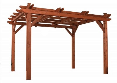 High Quality Grand Cayman 10x12 Overhead Pergola Gazebo