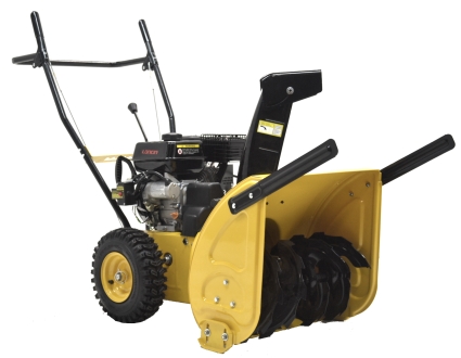  High Quality 196cc Electric Start /Two Stage Gas Snow Blower   Yellow