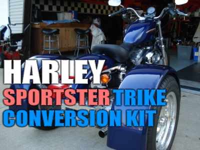 used sportster trike kit