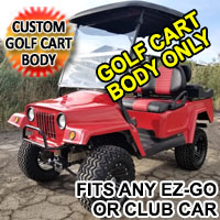 Custom Club Car Mini Truck 4 Seat Golf Cart With Many Custom Add Ons