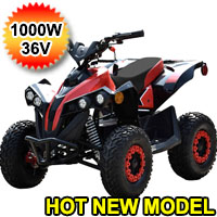 Brand New 1000 Watt Electric Utility Atv Quad - E-VOLT