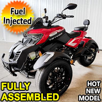 300cc Tryker Trike Scooter Gas Moped Fully Automatic with Reverse - Amigo Tryker 300