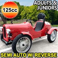 125cc Vintage Roadster Semi Automatic With Reverse & Electric Start - Vintage Roadster