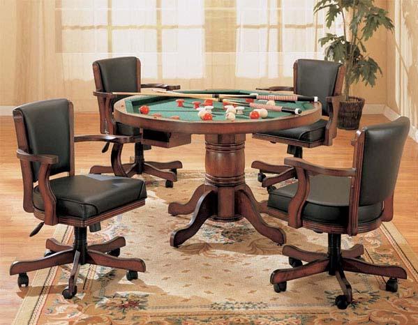 5 Piece, 3 in 1 Poker/Billiard/Dining Table (24 Hour Super Sale) ONLY 1 ...