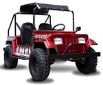 Adult Mini Jeep Inferno 200cc with Spare Tire Truck Gas Golf Cart Mini jeep Vehicle - GR-9