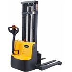 Apollo Fully Electric Powered Straddle Stacker 2200lbs Capacity - 98"/118" lifting - CTD10R-E