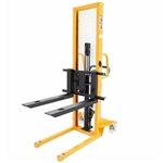 Manual Lift Table W/Adjustable Fork - 1100lbs Capacity- 63" lifting height - SDJA500