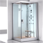 Ariel Platinum Ariel Platinum White Steam Shower 39.4" x 35.4" x 89.2" - DZ960F8W