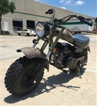 Offroad Old School Army Mini Bike Trail 200cc 6.5 HP With Monster Oversized Tires