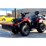 MSA 300cc 4x4 ATV With Snow Plow UTV - Utility Style Vehicle Four Wheel Drive - Red