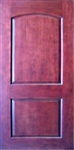 High Quality Solid Wood Mahogany 2 Panel Interior Door - 96" Tall