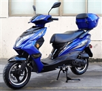 50cc Gas Moped Scooter Automatic CVT 12 Inch Aluminum Wheels - Super 50