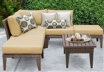 Modern 6 Piece Outdoor Wicker Patio Furniture Set - 2017 Model