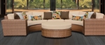 Toscano 6 Piece Outdoor Wicker Patio Furniture Set - 2017 Model