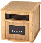 DYNAMIC 1500 INFRARED SPACE HEATER - LIGHT OAK FINISH