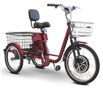 E-Wheels 500 Watt Adult Electric Powered Tricycle Motorized 3 Wheel Trike Bicycle - EW-29