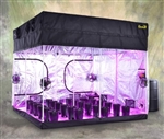 Turn-Key Indoor Grow Tent 9' wide x 9' deep and adjustable up to 8' tall