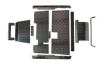 Brand New High Quality Black Diamond Plate Accessories Kit for EZGO TXT 95-Current