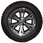 Brand New Lifted Golf Cart Tires and 14" Optimus Machined Wheels Set