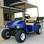 EZGO Pds 36v Blue Electric Golf Cart