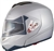 Adult Silver Modular Motorcycle Helmet (DOT Approved)