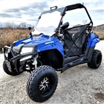 200cc Highlander UTV Fuel Injected Utility Vehicle Gas Golf Cart Alternate Fully Loaded - YK200U - BLUE