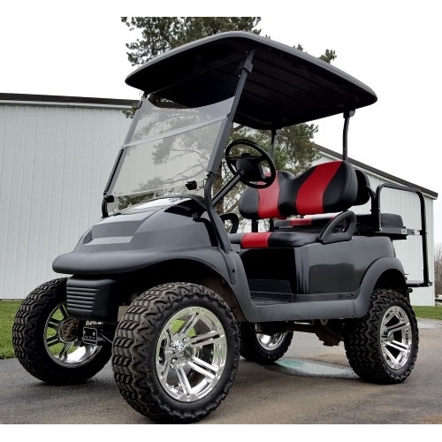 48 Volt Custom Lifted Club Car Precedent Golf Cart - Black