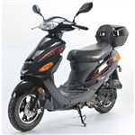 50cc Zapper Scooter Moped WO/ Pedals - Revolution Series Motor Bike - Black