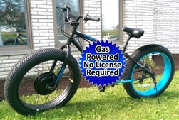 Gas powered fat tire sales bike