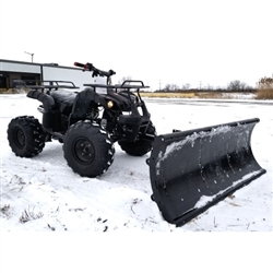 125cc Fully Automatic Mid Size ATV Four Wheeler With Plow Snow Puncher ...