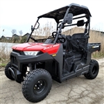 Gas Golf Cart EFI UTV Buck 250 2 Seater Utility Vehicle - RED
