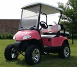 Pink RXV EZ-GO Gas Golf Cart w/ 13hp Kawasaki Motor