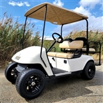 EZ GO TXT Gas Golf Cart With Rear Flip and Custom Rims & Tires