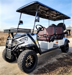 6 Seater Limo Renegade Electric Golf Cart Family Fun 48v 5000 Watt High Power Golf Cart