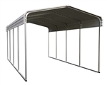 11'W x 19'L x  9'H Metal Car Port Storage Canopy Shelter Garage With Steel Tube Frame - S1119