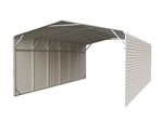 20'W x 20'L x  12'H Metal Car Port Storage Two Car Garage Canopy Shelter With Steel Tube Frame - S2020
