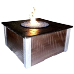 High Grade 42in KD Fire Pit with 42in Top Kit