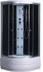 Shower Enclosure w/ 6 Steam Jets & Rainfall Showerhead